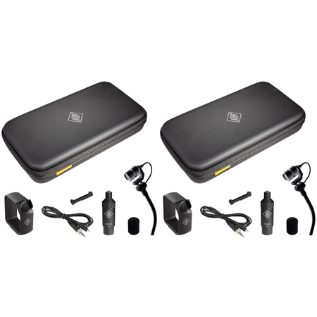 Neumann MCM 114 2x Stereo Set Piano Cardioid Miniature Clip-On Microphone System