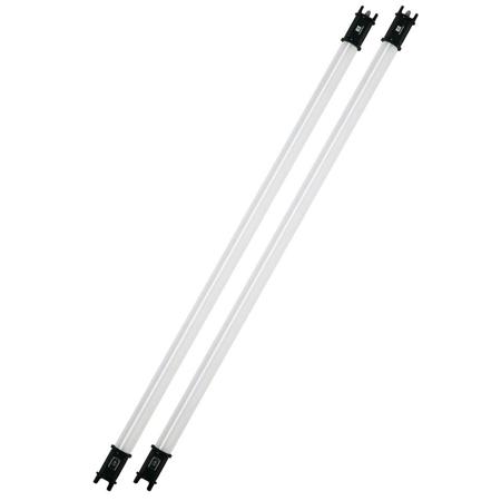 NanLite PavoTube 30C 4' RGBW LED Tube with Internal Battery 2-Light Kit, 32W, 2700K-6500K