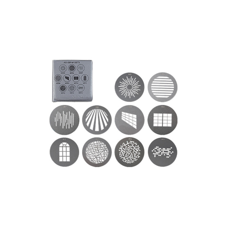 Nanlite M-Size Gobos Set 1 for 25-45 Degree Projection Attachment