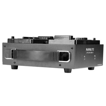 NanLite 26V V-Mount Dual Bay Battery Deck Charger