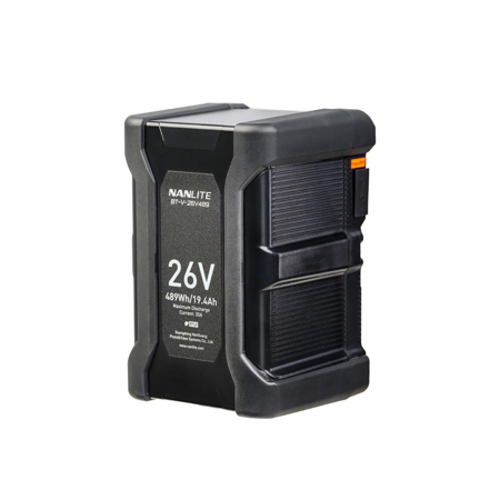 NanLite BT-V-26V489 489Wh 26V V-Mount Lithium-Ion Battery