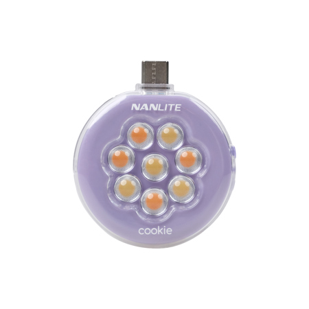 Nanlite cookie Warm White USB-C Mini Square LED Light
