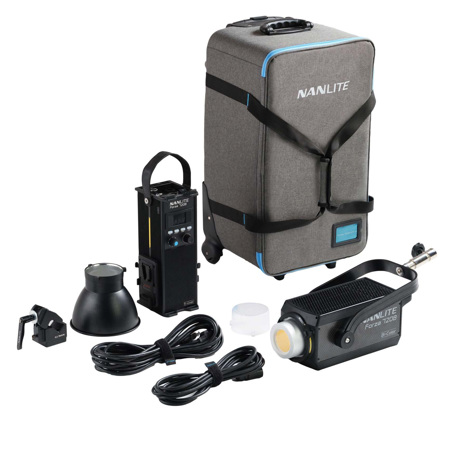 NanLite Forza 720B 800W 2700-6500K Bi-Color LED Monolight with Rolling Case