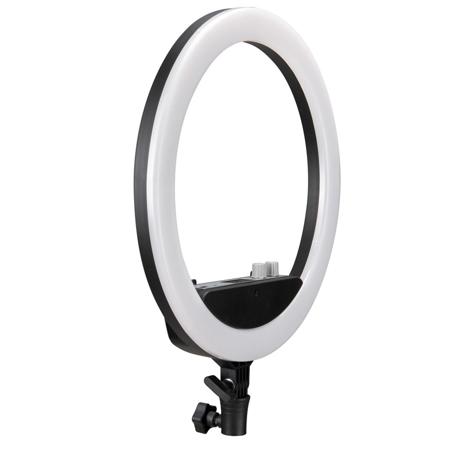 Nanlite Halo 14U Dimmable Bi-Color 14" LED Ring Light w/ Built-In Li-Ion Battery