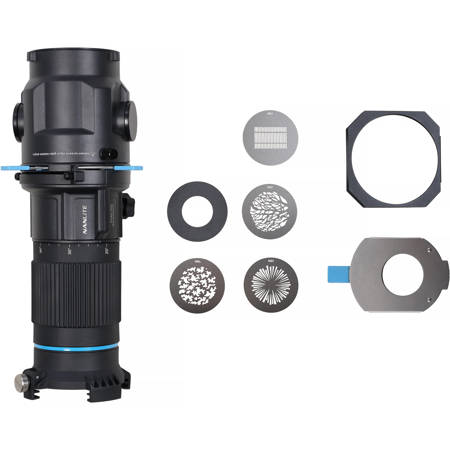 NanLite Forza Bowens Mount Projection Attachment with 25-45 Degree Zoom Lens