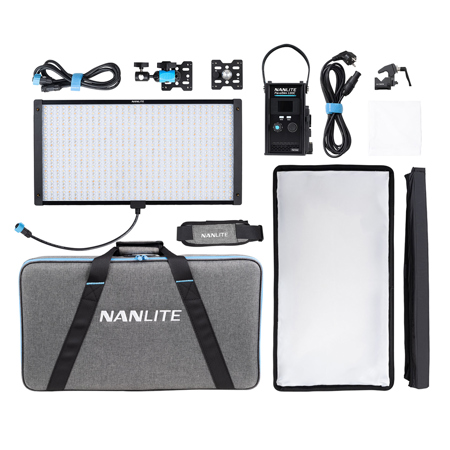 NanLite PavoSlim 120C 2x1 120W RGBWW LED Panel Light with CRMX