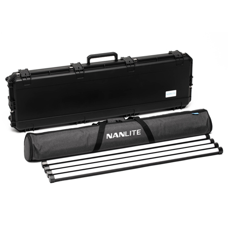Nanlite PavoTube II 30XR 4' 36W RGBWW LED Pixel Tube 4-Light Kit with Hard Case