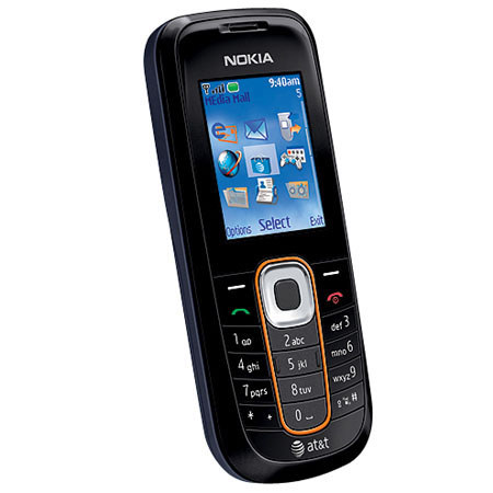 Nokia 2600 Locked Cellular Phone with VGA Camera for AT&T, GSM Technology, Black