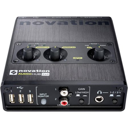 Novation Audiohub 2x4 Audio Interface and USB Hub