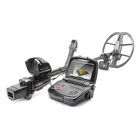 Nokta Invenio Pro Metal Detector with 22x19", 15.5x14" & 11x7" DD Waterproof Search Coils, 3D Imager, 5kHz, 14kHz & 20kHz VLF Frequencies
