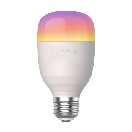 Nooie Aurora 10W Smart LED Wi-Fi E26 Multi-Color Light Bulb, 4-Pack