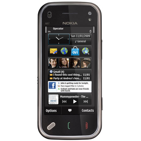 Nokia 002N0F7 N97 Mini Unlocked Cellular Phone, 5 MP