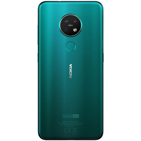 Nokia 7.2 TA-1178 6.3" 128GB GSM Smarthone, 4GB, 48MP Triple + 20 MP, Cyan Green