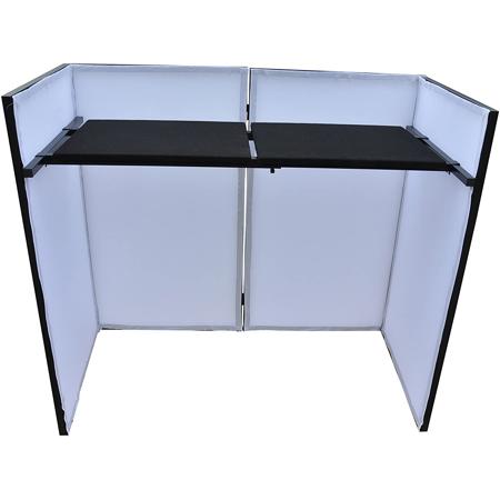 Novopro SDX-Lite Mobile DJ Booth with Carrying Bag, Black