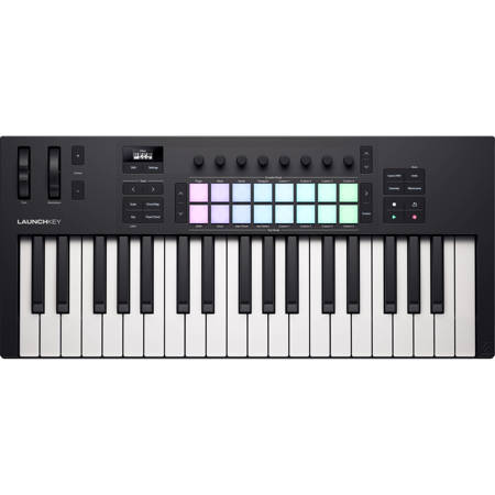 Novation Launchkey 37 MK4 37-Key USB MIDI Keyboard Controller, Black