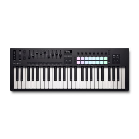 Novation Launchkey 49 MK4 49-Key USB MIDI Keyboard Controller, Black