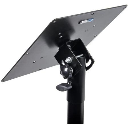 Novopro Speaker Stand Fixture Mounting Plate, Black