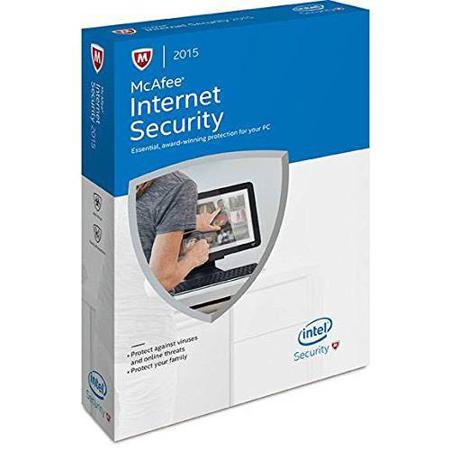 McAfee Internet Security 2015 Software for Windows, 1 User per 3 PC