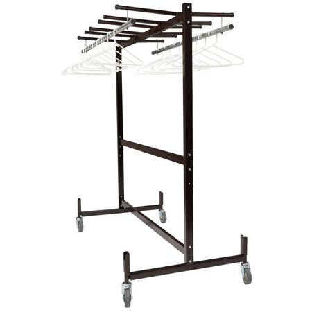 National Public Seating Table and Chair Storage Truck, Brown Frame