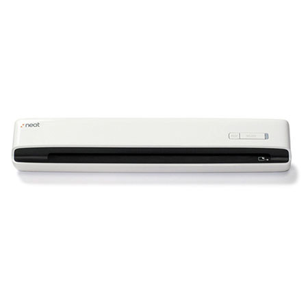 NeatReceipts Portable Scanner + Smart Organization System, PC & Mac, White