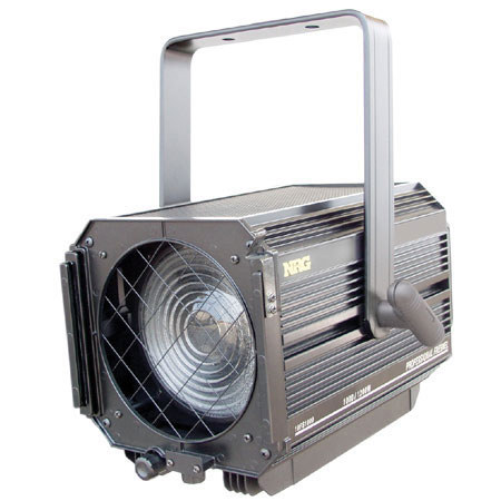 NRG Focusable Fresnel Quartz Light, 500/600 Watt Location Spotlight #10FS500