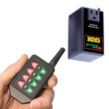 NRG LightMaster 2101 Starter Kit, Wireless Remote Control System for "On/Off" Control of Lights up to 1000 watts.