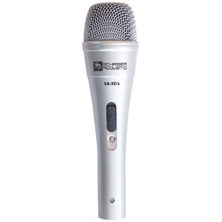 NRG SA-32-S Unidirectional Dynamic Hndld Mic, Silver