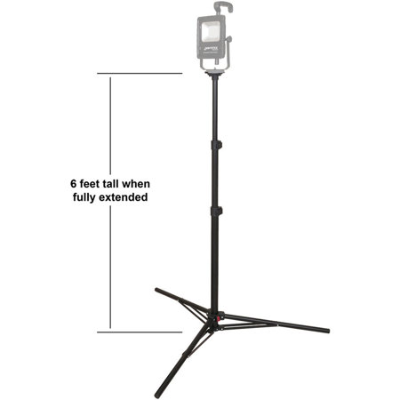 Nightstick Tripod for 1514 Series LED Scene/Area Light, 6' Extended Height