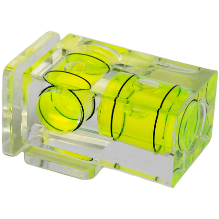 Negative Supply Two Axis Hot Shoe Bubble Level for Film Scanning