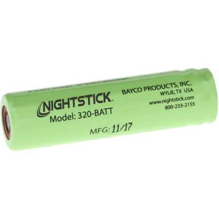 Nightstick 320-BATT 3.6V 800mA Lithium-ion Rechargeable Battery, Green