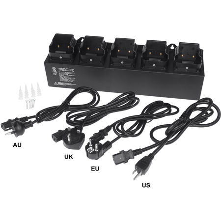 Nightstick 5-Bank AC Charger for Rechargeable INTRANT Angle Lights