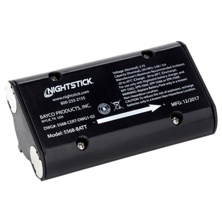 Nightstick Rechargeable Lithium-Ion Battery for XPR-5586 Intrinsically Safe Lantern