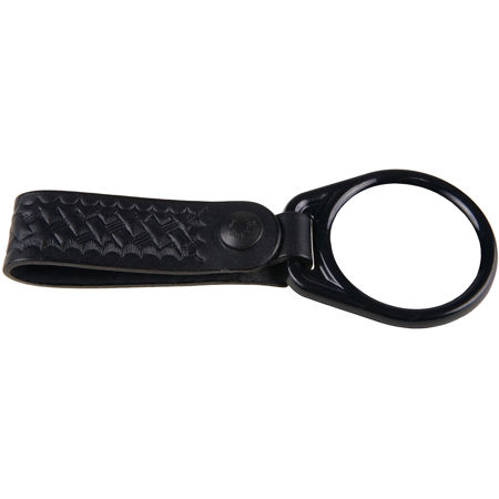 Nightstick Basket Weave Leather Belt Ring