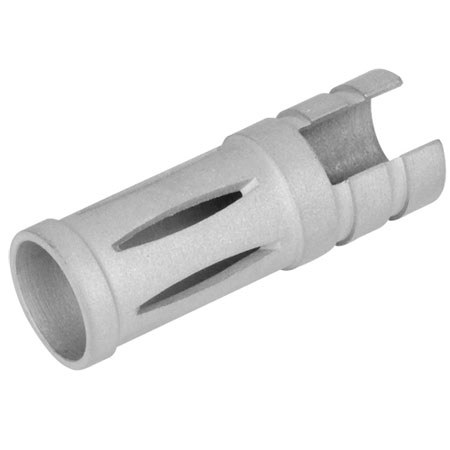 NcSTAR Ruger 10/22 Short Muzzle Brake, Silver, 2.5"