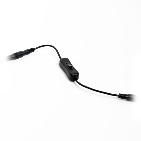Negative Supply In-Line Power Switch for 4x5" Light Source Basic & Mini, Black