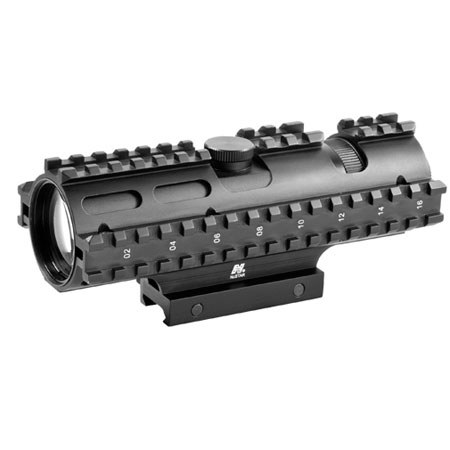 NcSTAR 3-9x 42mm Riflescope with 3 Rail Sighting System, Mil-Dot Reticle