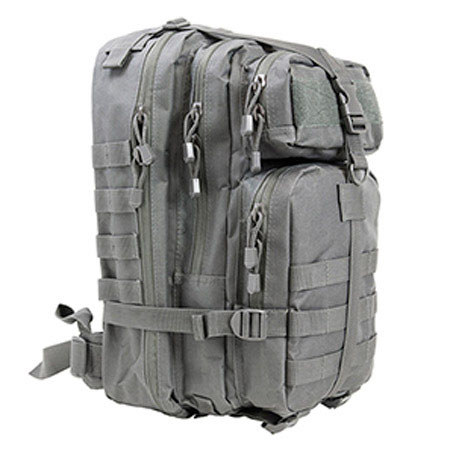 NcSTAR Vism Small Tactical Assault Molle Backpack, Urban Gray