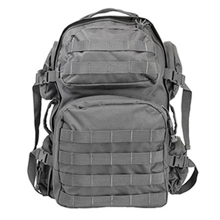 NcSTAR Vism Tactical Day Backpack, MOLLE Compatible, Urban Gray