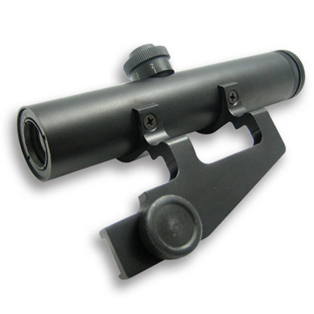 NcSTAR Tactical 4x 22mm Riflescope, Matte Black Finish