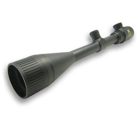 NcSTAR Shooter II AO 6-24x 50mm AOE Red Ill. Mil-Dot Reticle Riflescope, Black