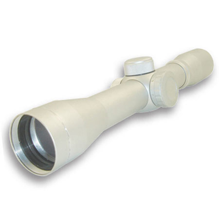NcSTAR Pistolero 4x 32mm Riflescope, Silver Finish