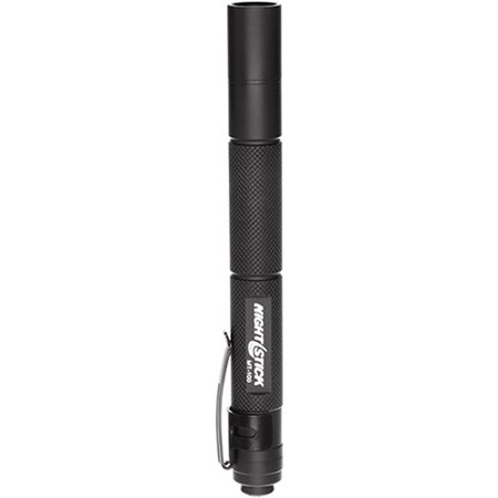 Nightstick Aluminum Mini-TAC 100 Lumen LED Penlight, Black, 2x AAA