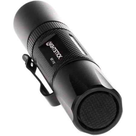 Nightstick Aluminum Mini-TAC 90 Lumen LED Penlight, Black, 1x AA