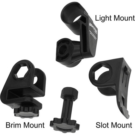 Nightstick NS-HMC7 Multi-Angle Helmet Mount for XPP-5414 Flashlight, Black
