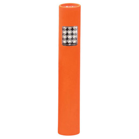 Bayco NIGHTSTICK Slim-Line Flashlight, 25 Lumens LED Flashlight, Orange