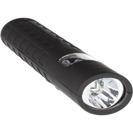 Nightstick MultiPurpose Dual-Switch Dual-Light 90 Lumen Flashlight, 2 AAA Batteries, Black