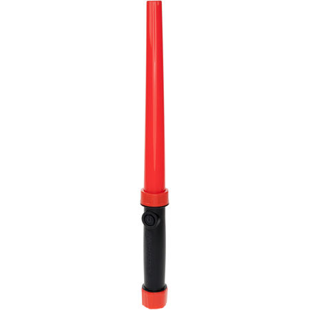 Nightstick LED Traffic Wand, Red with Black Handle, 3 AAA Batteries