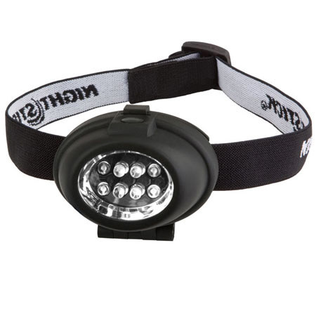 Bayco NIGHTSTICK Headlamp with 8 Lumens Spotlight, Black