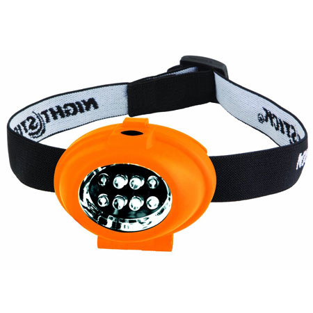 Bayco NIGHTSTICK Headlamp with 8 Lumens Spotlight, Orange