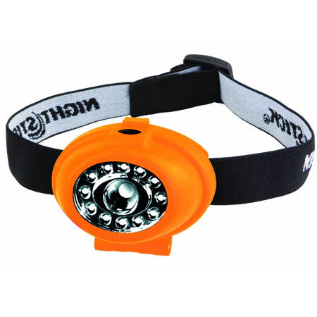 Bayco NIGHTSTICK Headlamp with 65 Lumens Spotlight, Orange